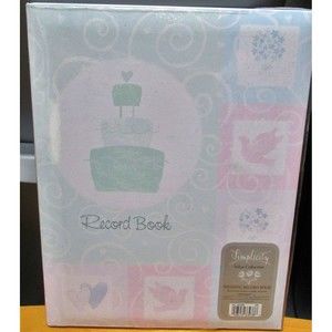Amscan Simplicity Value Collection Wedding Record Book